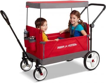 folding wagon stroller with canopy