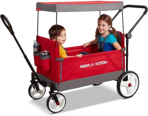 folding wagon stroller with canopy